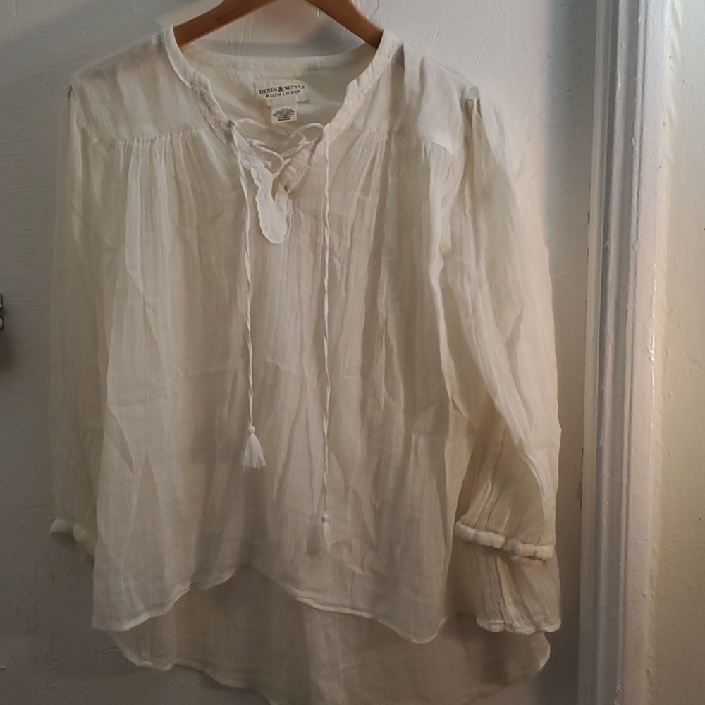White Blouse by Denim & Supply by Ralph Lauren